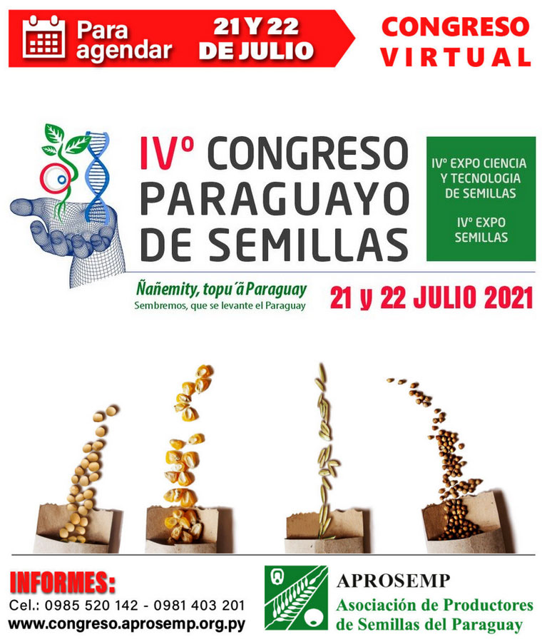 Flyer IV Congreso Paraguayo de Semillas 2021